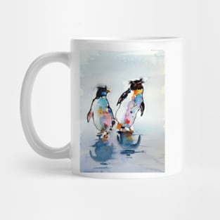 Rockhopper penguins Mug